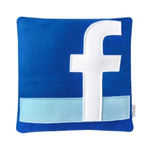 coussin geek facebook