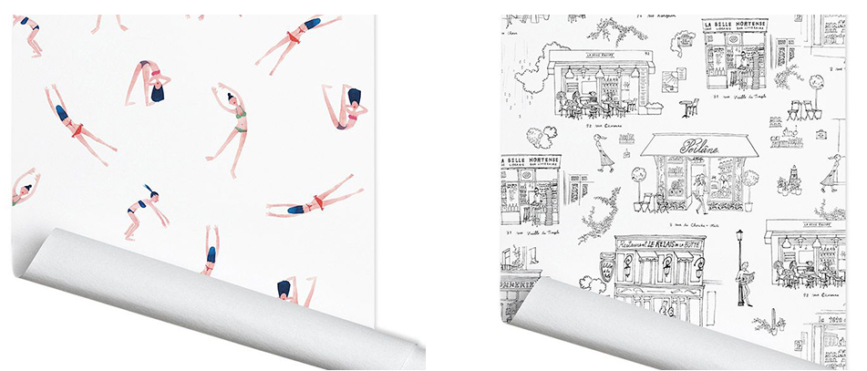 PaperMint x My Little Paris : des papiers peint girly pour votre intérieur