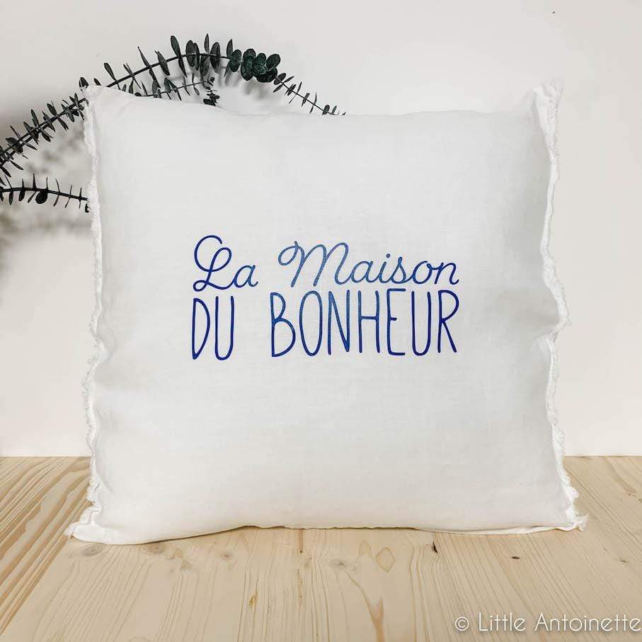 coussin personnalisé Little Antoinette